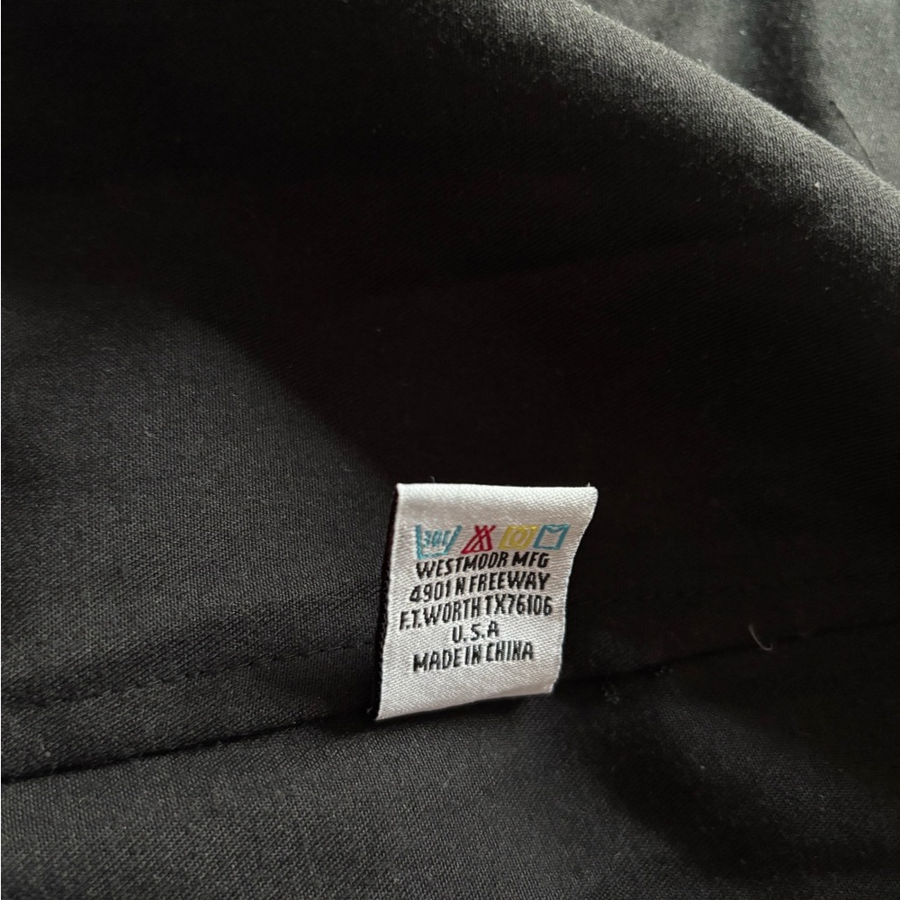 Vintage Panhandle slim fit black western button down with decorative embroidery - Picture 6 of 11